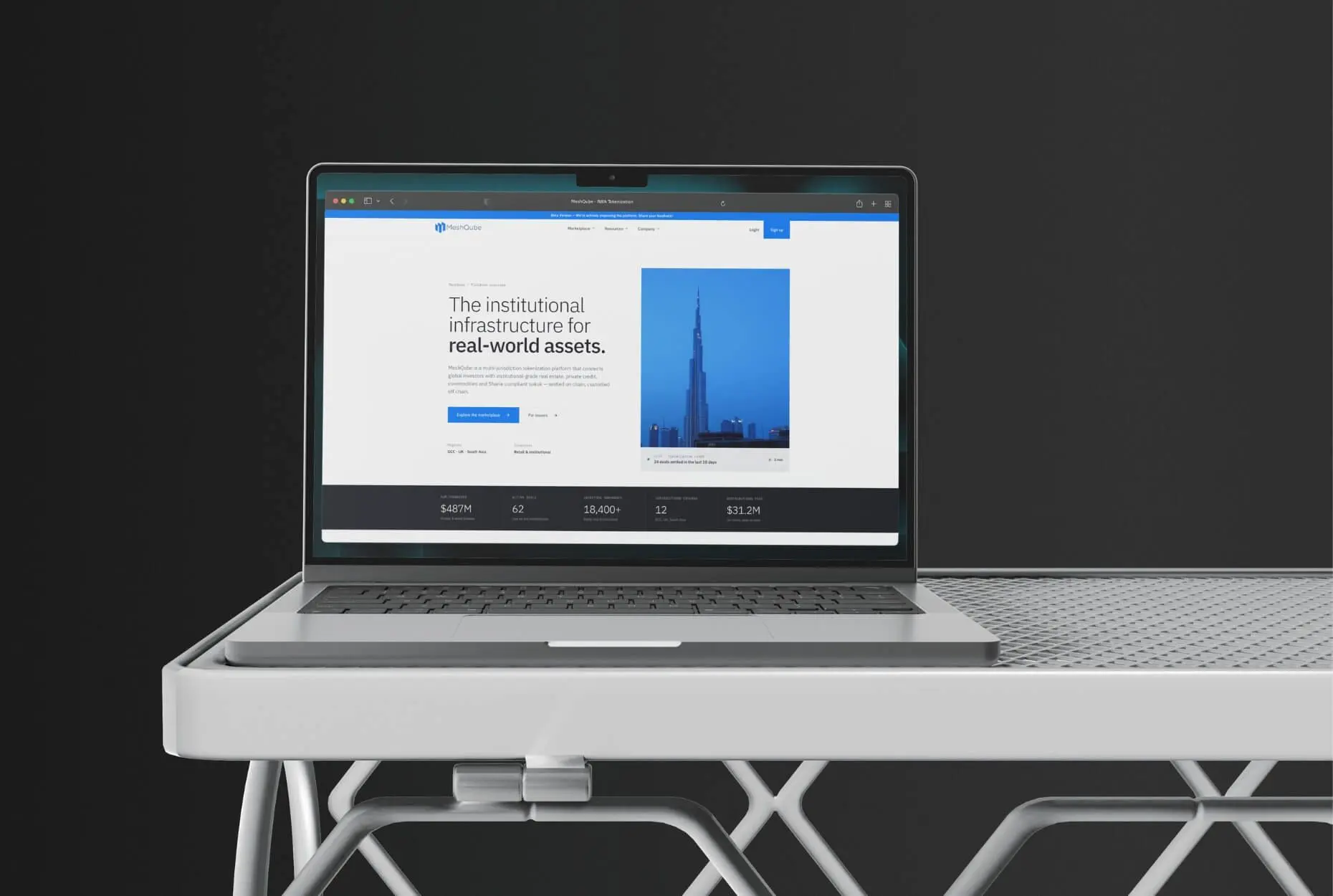 MeshQube — RWA Tokenization · Ethereum · Solana · Web3 Infrastructure